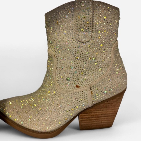 Madden Girl Rhinestone Bootie - Picture 2 of 7